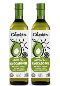 two Chosen Avocado Oil bottles