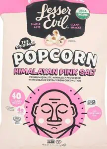 Lesser Evil Himalayan Pink Popcorn
