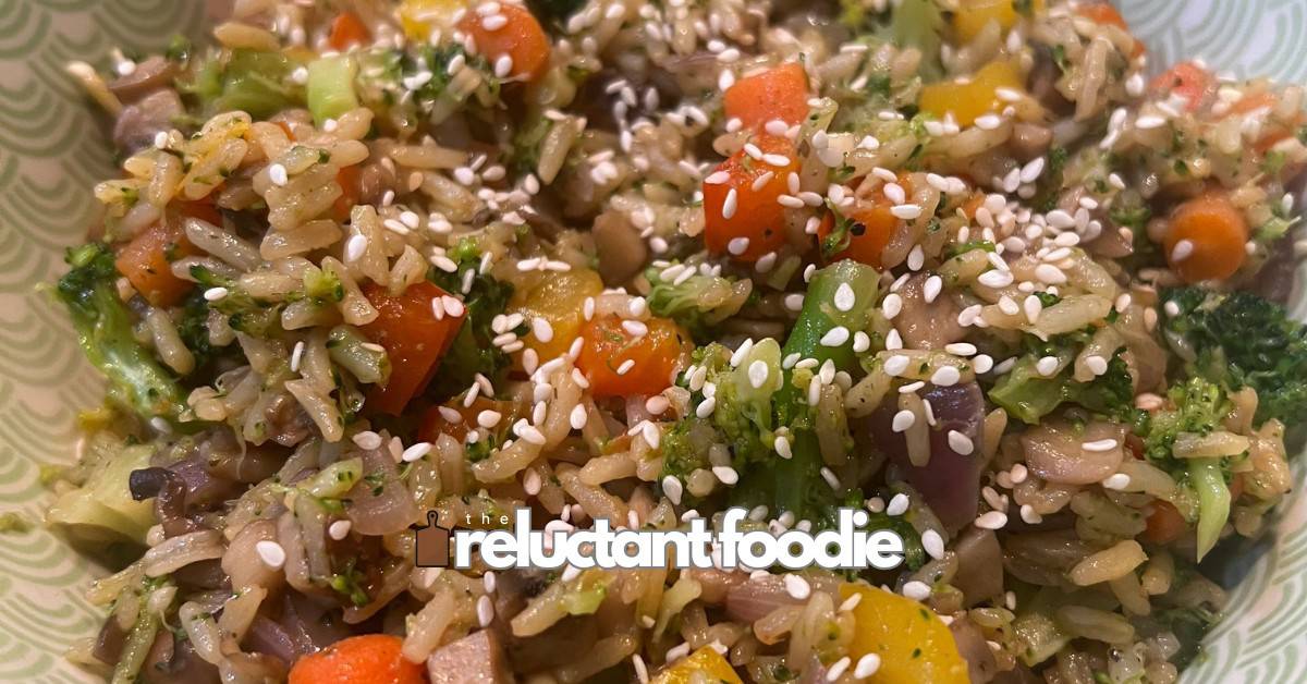 Easy & Tasty Veggie Fried Rice Without Soy Sauce Or Egg