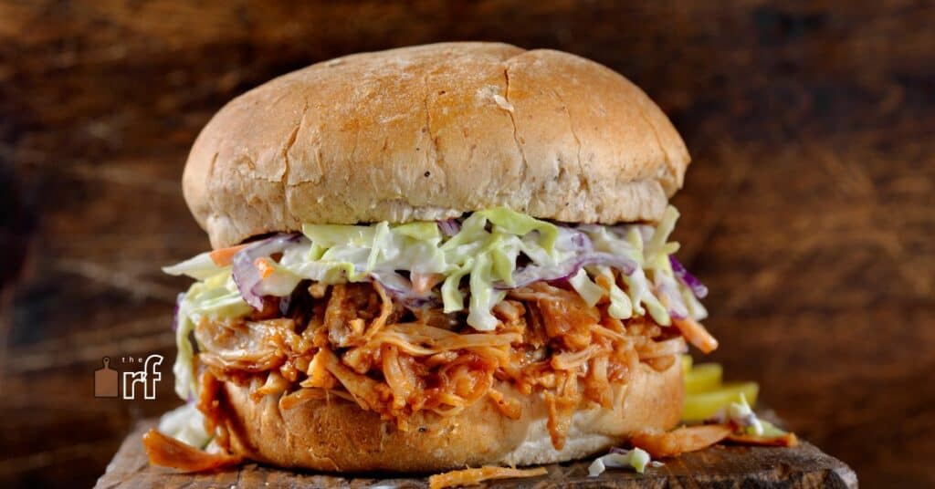 bbq jackfruit sandwich