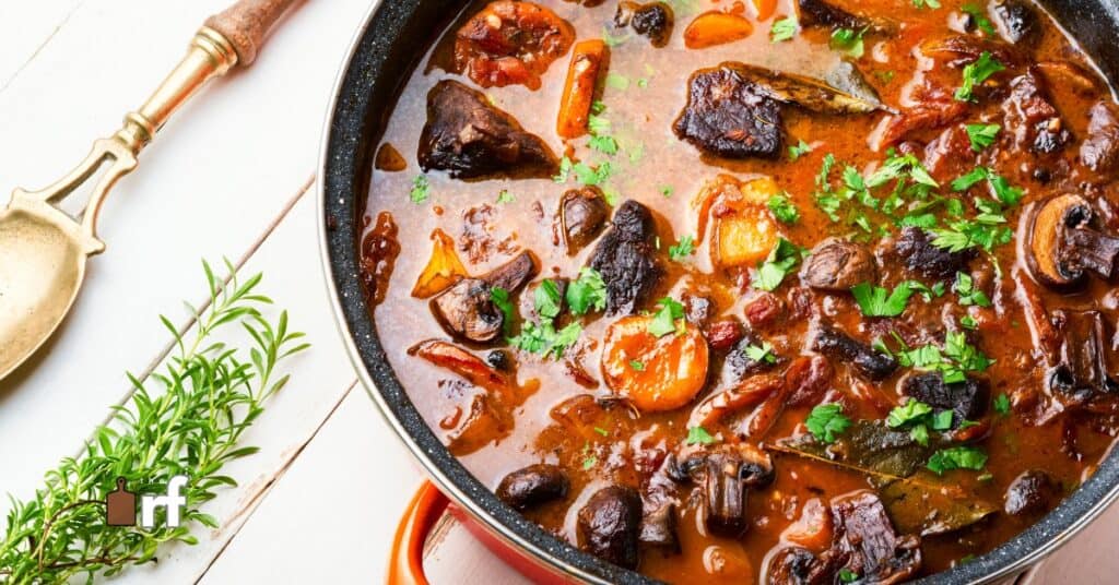 mushroom bourguignon