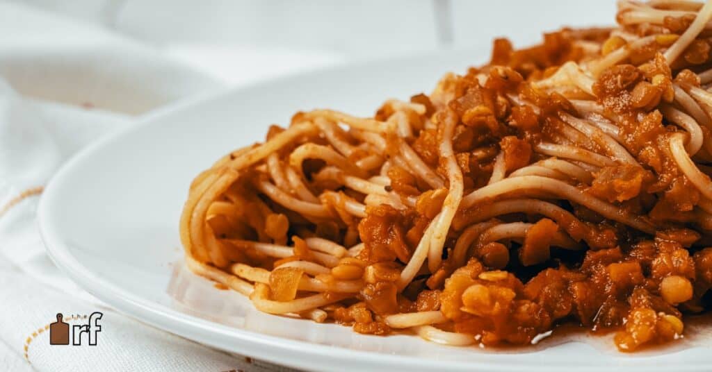 one pot lentil bolognese