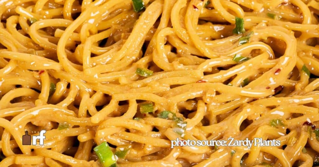 vegan garlic noodles by zardy plants